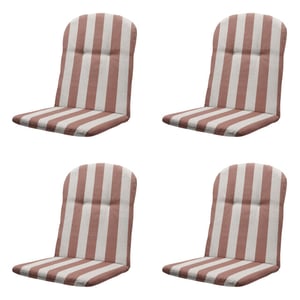 Madison kuipstoelkussen hoge rug amora - 96x45x3,5cm set van 4