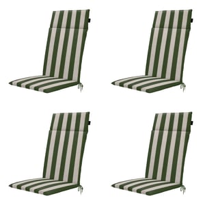 Madison tuintstoelkussen hoge rug amora - 120x50x4cm set van 4