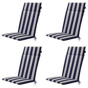 Madison tuintstoelkussen hoge rug amora - 120x50x4cm set van 4