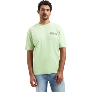 No Excess T-shirt crewneck solid heavy interl green