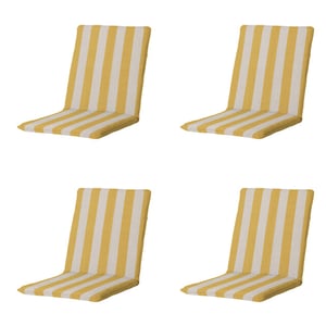 Madison stapelstoelkussen amora - 97x49x5cm set van 4