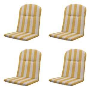 Madison kuipstoelkussen hoge rug amora - 96x45x3,5cm set van 4