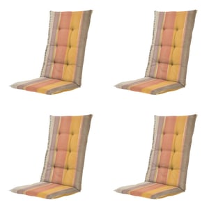Madison kussen hoge rug nox - 123x50x5cm set van 4