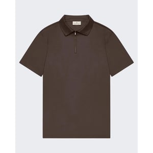 Valenza Heren supima polo zip collar