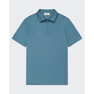 Valenza Heren supima polo zip collar
