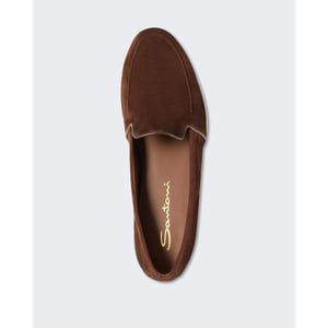 Santoni Dames malibu loafer brown
