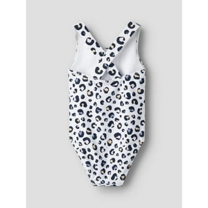 Name It Meisjes badpak nkfzanimal wit dierenprint