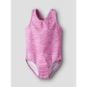 Name It Meisjes badpak nkfzanimal zebraprint