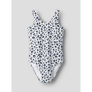 Name It Meisjes badpak nkfzanimal wit dierenprint