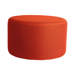 Leitmotiv poef retro mesh rond - 50x50x30 cm