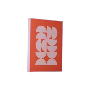 Present Time wall art geometric - 3x30x40 cm