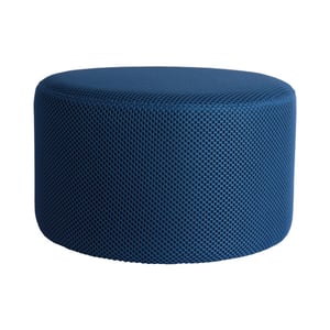 Leitmotiv poef retro mesh rond - 50x50x30 cm