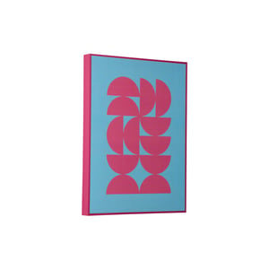 Present Time wall art geometric - 3x30x40 cm