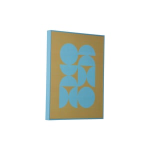 Present Time wall art geo abstracto - 3x30x40 cm