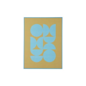 Present Time wall art geo abstracto - 3x30x40 cm