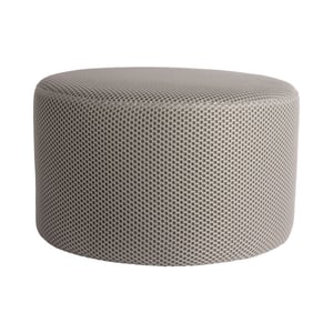 Leitmotiv poef retro mesh rond - 50x50x30 cm