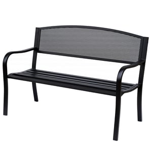 4goodz 2-zits tuinbank staal 127x60x87 cm -
