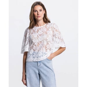 Jansen Amsterdam Blouse korte mouw rune ss26