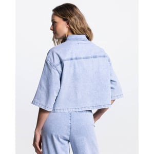 Jansen Amsterdam Jansen mabel jasje llbd 732 light denim light blue