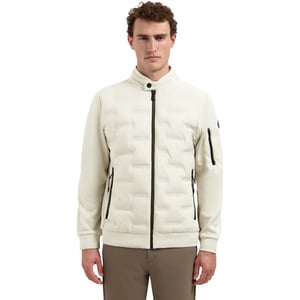 No Excess Jacket short fit sealed knitted mix stone