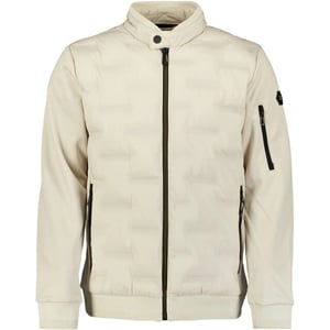 No Excess Jacket short fit sealed knitted mix stone