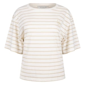 Nukus Nks04030 126 saartje shirt stripe offwhite/gold