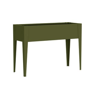 Westmann Vedura m metalen verhoogde plantenbak 30x100x80 cm olijf