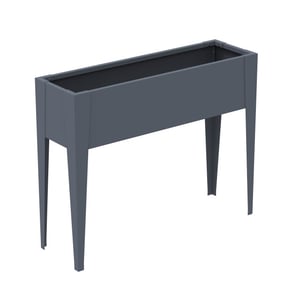 Westmann Vedura l metalen verhoogde plantenbak 109x40x80 cm grijs