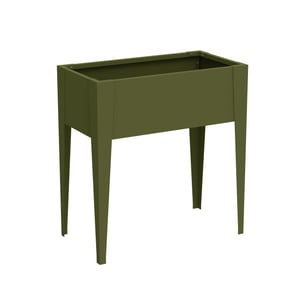 Westmann Vedura s metalen verhoogde plantenbak 74x40x80 cm olijf