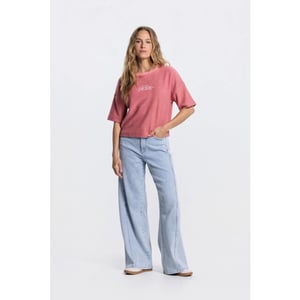 Jansen Amsterdam Jansen noeka sw 175 backside sweat short sleeve blush