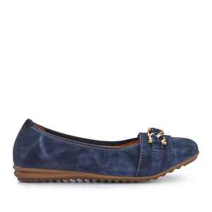 Jones Bootmaker Yvette Leather Wide-Fit Ballet Pumps