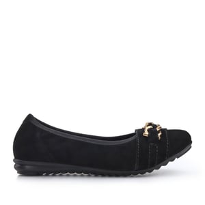 Jones Bootmaker Yvette Leather Wide-Fit Ballet Pumps