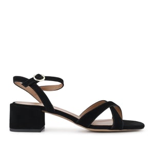 Jones Bootmaker Hyacinth Wide-Fit Heeled Leather Sandals