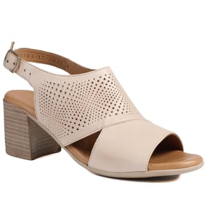 Jones Bootmaker Halina Leather Slingback Sandals