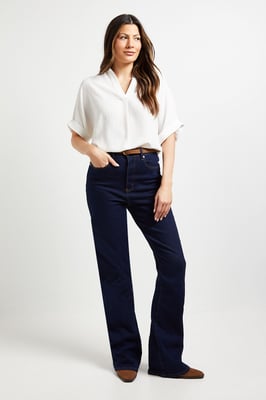 Woven Collar Overhead Shirt