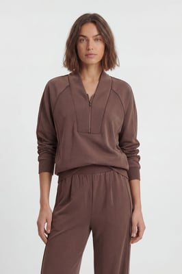 Petite Premium Luxe Wide Leg Jogger