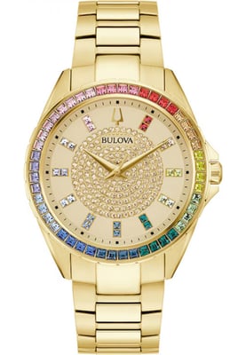 Bulova 97A179 Mens Crystal Phantom Watch