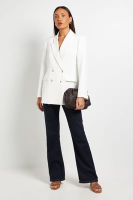 Relaxed Double Breasted Blazer