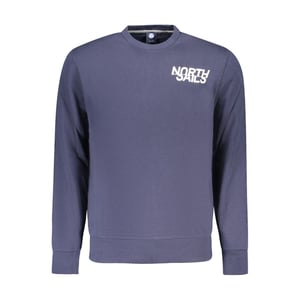 North Sails Blauwe Katoenen Sweatshirt voor Mannen
