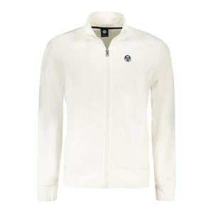 North Sails Vit Bomull Herr Sweatshirt