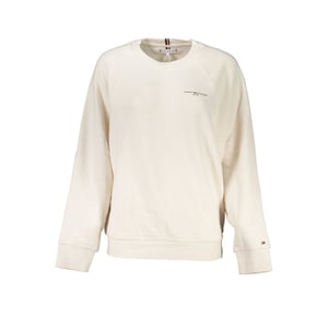 Tommy Hilfiger Beige Bomullströja för Kvinnor