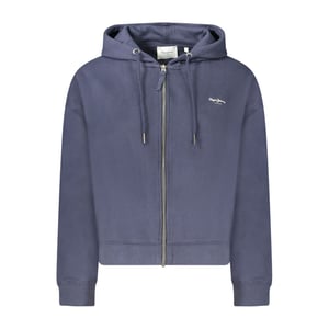 Pepe Jeans Blauwe Katoenen Dames Hoodie
