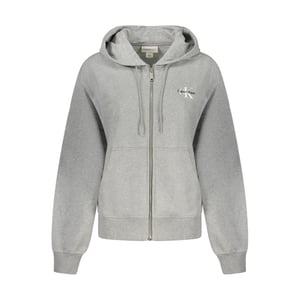 Calvin Klein Grigio Bomullströja för kvinnor