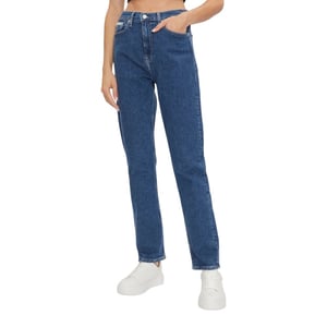 Hög midja raka jeans