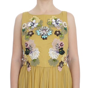 Floral Embellished Maxi Dress