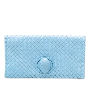 Begagnad Nappa Intrecciato Turn Lock Clutch