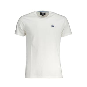 La Martina Bianco Katoenen Heren T-Shirt