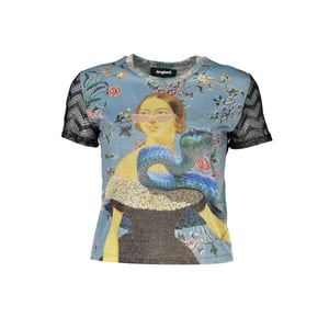 Desigual Azzurro Polyester Dames T-Shirt