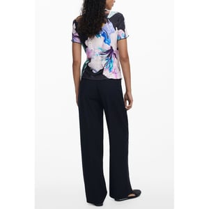 Desigual Svart Polyester T-shirt för Kvinna