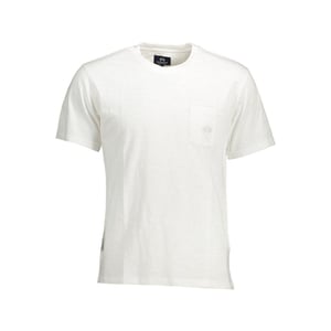 La Martina Bianco Katoenen Heren T-Shirt
